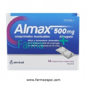 ALMAX 500 mg COMPRIMIDOS MASTICABLES,54 comprimidos