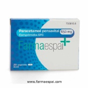 PARACETAMOL PENSAVITAL 650 MG COMPRIMIDOS EFG, 20 comprimidos