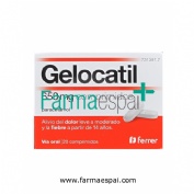GELOCATIL 650 mg COMPRIMIDOS, 20 comprimidos