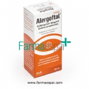 ALERGOFTAL 0,25 mg/ml+ 5 mg/ml COLIRIO EN SOLUCION , 1 frasco de 10 ml