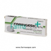 FARINGESIC 5 mg/5 mg COMPRIMIDOS PARA CHUPAR SABOR MENTA 20 comprimidos