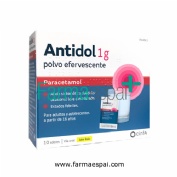 ANTIDOL 1 G POLVO EFERVESCENTE, 10 sobres