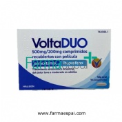 VOLTADUO 500 MG/200 MG COMPRIMIDOS RECUBIERTOS CON PELICULA, 10 comprimidos