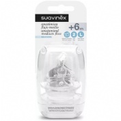 Tetina silicona anatomica - suavinex (talla 2 l 2 unidades)