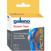 Galeno kinesio tape (1 unidad 5 m x 5 cm color azul)