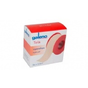 Esparadrapo galeno tela 1 unidad 5 m x 2,5 cm color piel - galeno tela