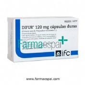 DIFUR 120 mg CAPSULAS DURAS , 24 cápsulas