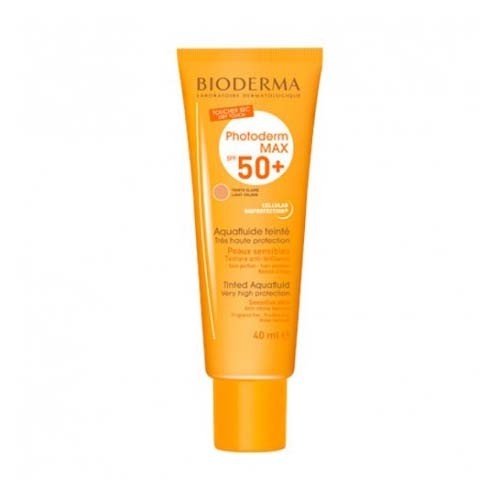 Bioderma  photoderm max spf 50+ aquafluido 40 ml color claro