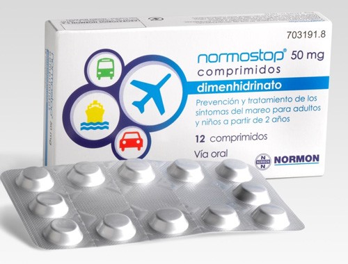 NORMOSTOP 50 MG COMPRIMIDOS , 12 comprimidos (Blister Al-Al (poliamida/Al/PVC-Al)