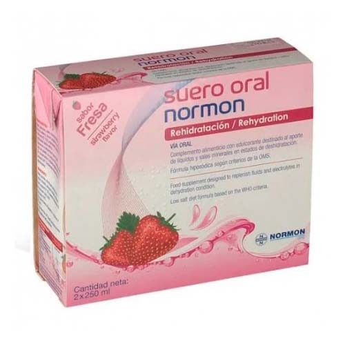 SUERO ORAL NORMON PACK (FRESA 250 ML 2 U)