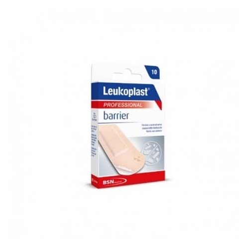 LEUKOPLAST BARRIER - APOSITO ADH (TRANSP 22 MM X 72 MM 10 U)