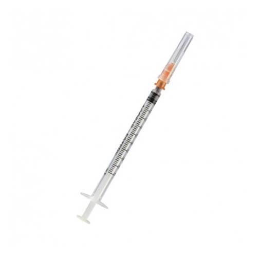 Jeringa de insulina con aguja 100 ui - acofar (1 undad 1 ml a:16 mm x 0,5 mm)