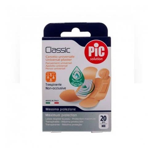 Pic classic con bactericida - aposito adhesivo (surtido  20 u)