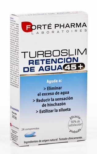 Turboslim retencion de agua 45+ (28 comprimidos)