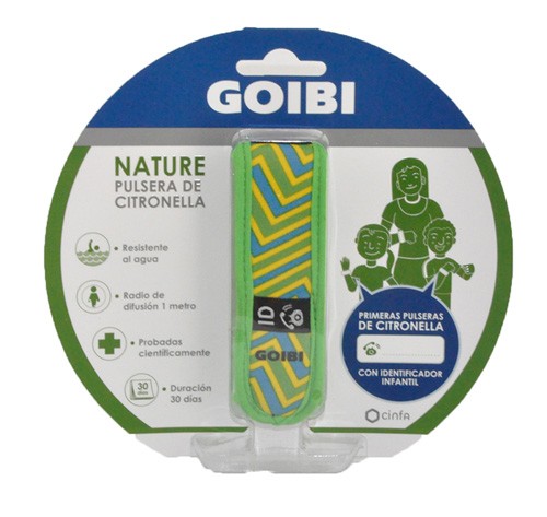 Goibi pulsera zig zagde citronella nature  1 pulsera
