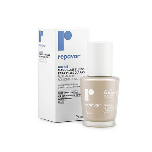 Repavar oilfree maquillaje fluido  piel muy clara 35 ml
