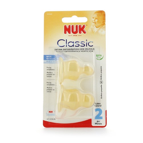 Tetina nuk t2 lat agua blister 2 u