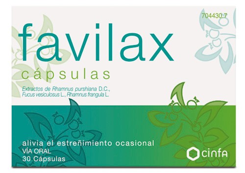 FAVILAX CAPSULAS , 30 cápsulas
