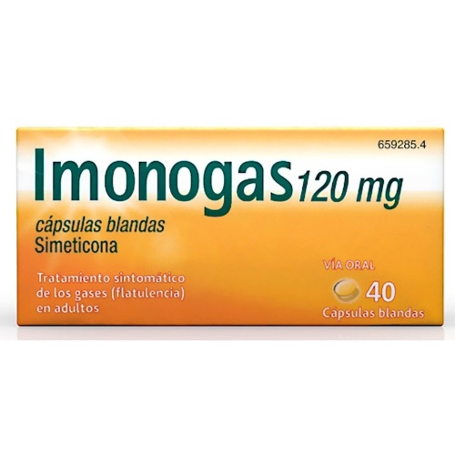 IMONOGAS 120 mg CAPSULAS BLANDAS , 40 cápsulas