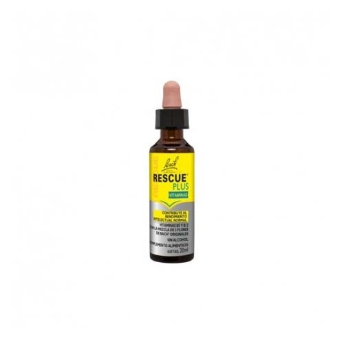 Bach rescue plus (gotas 1 envase 20 ml sabor limon y flores de sauco)