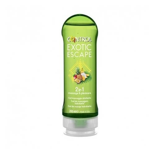 Control exotic escape - 2 in 1 massaje & pleasure (gel 1 envase 200 ml)