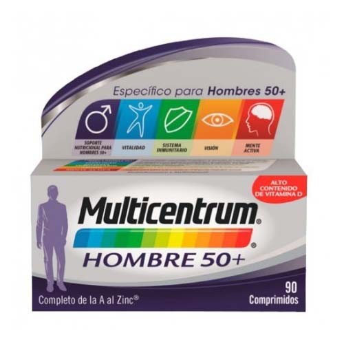 Multicentrum hombre 50+ (90 comprimidos)