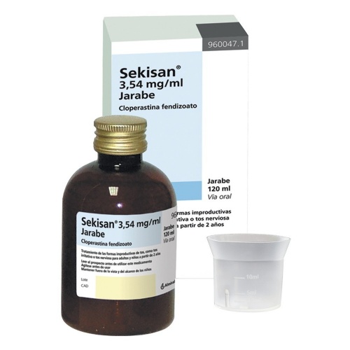 SEKISAN 3,54 mg/ml JARABE , 1 frasco de 120 ml