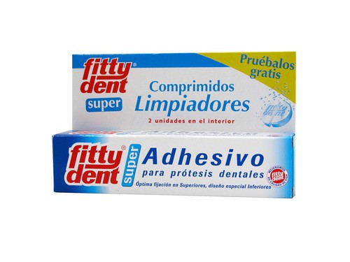 Fittydent super adhesivo protesis dental 40 ml