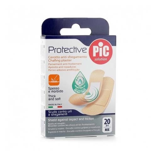 Pic protective con bactericida - aposito adhesivo (surtido  20 u)