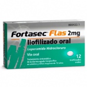 FORTASEC FLAS 2 mg LIOFILIZADO ORAL , 12 liofilizados