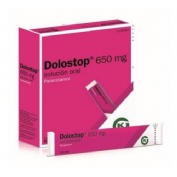DOLOSTOP 650 MG SOLUCION ORAL, 10 sobres