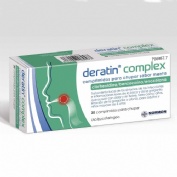 DERATIN COMPLEX COMPRIMIDOS PARA CHUPAR SABOR MENTA , 30 comprimidos (Blister aluminio/PVC)