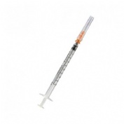 Jeringa de insulina con aguja 100 ui - acofar (1 undad 1 ml a:16 mm x 0,5 mm)