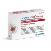 NORMODOL 400 mg GRANULADO PARA SOLUCION ORAL EFG, 20 sobres