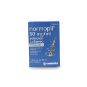 NORMOPIL 50 MG/ML SOLUCION CUTANEA, 1 frasco de 90 ml