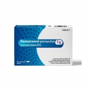 PARACETAMOL PENSAVITAL 1 G COMPRIMIDOS EFG, 10 comprimidos