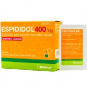 ESPIDIDOL 400 mg GRANULADO PARA SOLUCION ORAL SABOR MENTA , 20 sobres